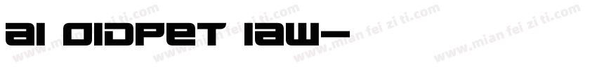 AI OIDPET IAW字体转换